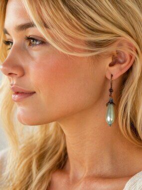 Lauren Ralph Lauren Faux Pearl Dangle Earrings